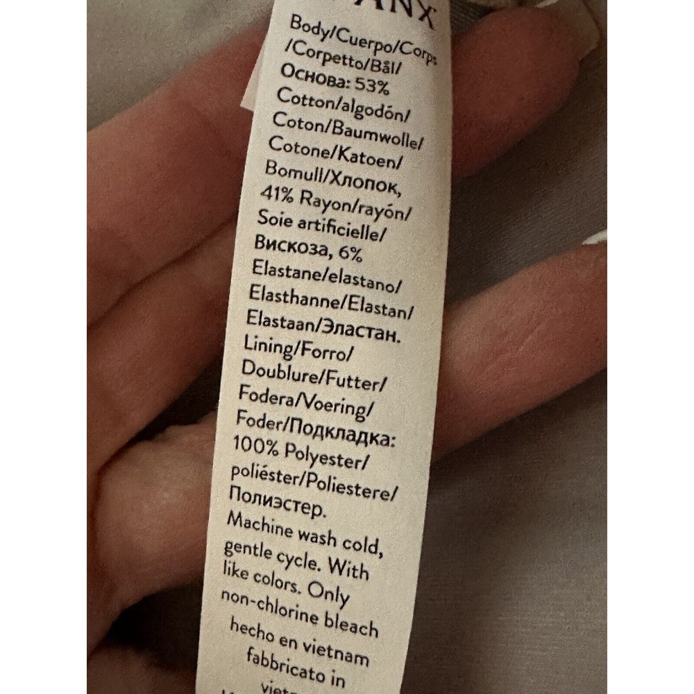 Spanx Women’s On-the-Go Kick Flare Pull On Pant White Stretch XL Tall NWT $148 - Picture 10 of 16